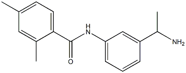 N-[3-(1-aminoethyl)phenyl]-2,4-dimethylbenzamide Struktur