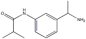 N-[3-(1-aminoethyl)phenyl]-2-methylpropanamide Struktur