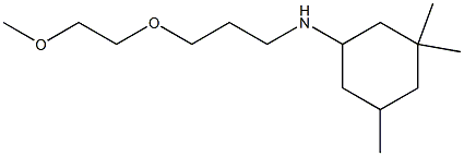 N-[3-(2-methoxyethoxy)propyl]-3,3,5-trimethylcyclohexan-1-amine Structure