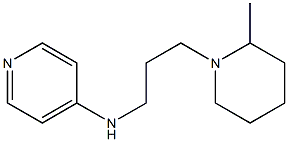 N-[3-(2-methylpiperidin-1-yl)propyl]pyridin-4-amine Struktur