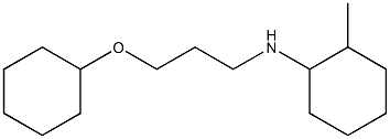 N-[3-(cyclohexyloxy)propyl]-2-methylcyclohexan-1-amine Struktur