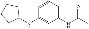 N-[3-(cyclopentylamino)phenyl]acetamide Struktur