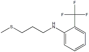 N-[3-(methylsulfanyl)propyl]-2-(trifluoromethyl)aniline Struktur