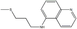 N-[3-(methylsulfanyl)propyl]quinolin-5-amine Struktur