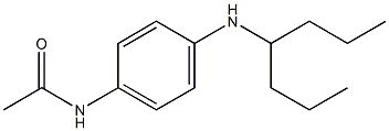 N-[4-(heptan-4-ylamino)phenyl]acetamide Struktur