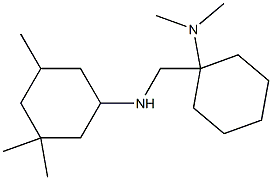 N-{[1-(dimethylamino)cyclohexyl]methyl}-3,3,5-trimethylcyclohexan-1-amine Struktur