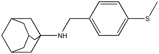 N-{[4-(methylsulfanyl)phenyl]methyl}adamantan-1-amine Struktur