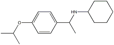 N-{1-[4-(propan-2-yloxy)phenyl]ethyl}cyclohexanamine Struktur