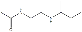 N-{2-[(3-methylbutan-2-yl)amino]ethyl}acetamide Struktur