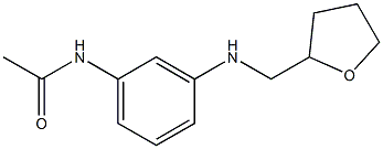 N-{3-[(oxolan-2-ylmethyl)amino]phenyl}acetamide Struktur