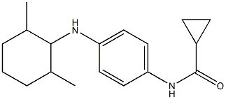 N-{4-[(2,6-dimethylcyclohexyl)amino]phenyl}cyclopropanecarboxamide Struktur