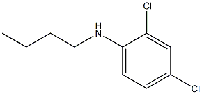 N-butyl-2,4-dichloroaniline Struktur