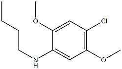 N-butyl-4-chloro-2,5-dimethoxyaniline Struktur