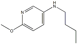 N-butyl-6-methoxypyridin-3-amine Struktur