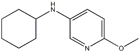 N-cyclohexyl-6-methoxypyridin-3-amine Struktur