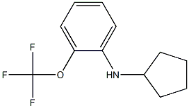 N-cyclopentyl-2-(trifluoromethoxy)aniline Struktur