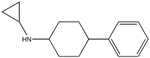 N-cyclopropyl-N-(4-phenylcyclohexyl)amine Struktur