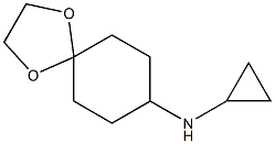 N-cyclopropyl-N-1,4-dioxaspiro[4.5]dec-8-ylamine Struktur