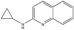 N-cyclopropylquinolin-2-amine Struktur