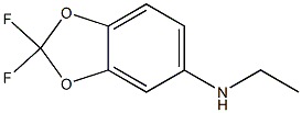 N-ethyl-2,2-difluoro-2H-1,3-benzodioxol-5-amine Struktur