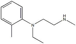 N-ethyl-2-methyl-N-[2-(methylamino)ethyl]aniline Struktur