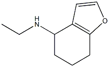 N-ethyl-4,5,6,7-tetrahydro-1-benzofuran-4-amine Struktur