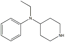 N-ethyl-N-phenylpiperidin-4-amine Struktur