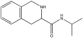 N-isopropyl-1,2,3,4-tetrahydroisoquinoline-3-carboxamide Struktur