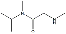 N-isopropyl-N-methyl-2-(methylamino)acetamide Struktur