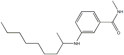 N-methyl-3-(nonan-2-ylamino)benzamide Struktur