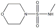 N-methylmorpholine-4-sulfonamide Struktur