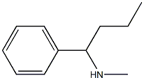 N-methyl-N-(1-phenylbutyl)amine Struktur