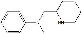 N-methyl-N-(piperidin-2-ylmethyl)aniline Struktur