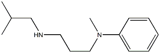 N-methyl-N-{3-[(2-methylpropyl)amino]propyl}aniline Struktur