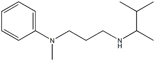 N-methyl-N-{3-[(3-methylbutan-2-yl)amino]propyl}aniline Struktur