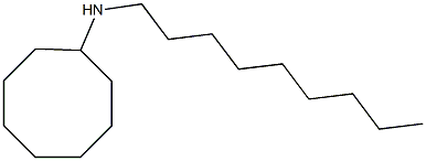 N-nonylcyclooctanamine Struktur