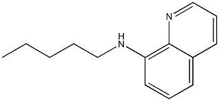 N-pentylquinolin-8-amine Struktur