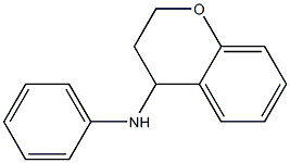 N-phenyl-3,4-dihydro-2H-1-benzopyran-4-amine Struktur