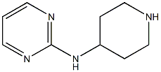 N-piperidin-4-ylpyrimidin-2-amine Struktur