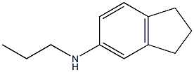 N-propyl-2,3-dihydro-1H-inden-5-amine Struktur