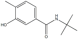 N-tert-butyl-3-hydroxy-4-methylbenzamide Struktur