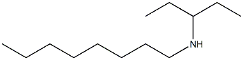 octyl(pentan-3-yl)amine Struktur