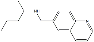 pentan-2-yl(quinolin-6-ylmethyl)amine Struktur