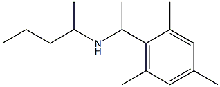 pentan-2-yl[1-(2,4,6-trimethylphenyl)ethyl]amine Struktur