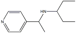 pentan-3-yl[1-(pyridin-4-yl)ethyl]amine Struktur