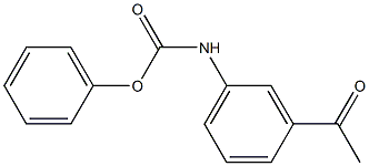 phenyl N-(3-acetylphenyl)carbamate Struktur