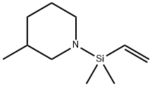 Piperidine,  1-(ethenyldimethylsilyl)-3-methyl- Struktur