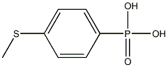 4-(METHYLTHIO)PHENYLPHOSPHONIC ACID Struktur