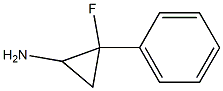 2-FLUORO-2-PHENYLCYCLOPROPANAMINE Struktur