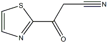 3-Oxo-3-(1,3-thiazol-2-yl)propanenitrile Struktur